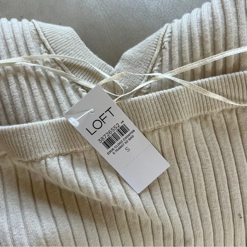 Loft | Ribbed Halter Top - Picture 3 of 3
